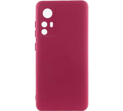 Чохол TPU GETMAN Liquid Silk Full Camera для Xiaomi 12T / 12T Pro Бордовий / Marsala Чохол TPU GETMAN Liquid Silk Full Camera для Xiaomi 12T / 12T Pro Бордовий / Marsala