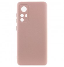 Чохол TPU GETMAN Liquid Silk Full Camera для Xiaomi 12T / 12T Pro Рожевий / Pink Sand