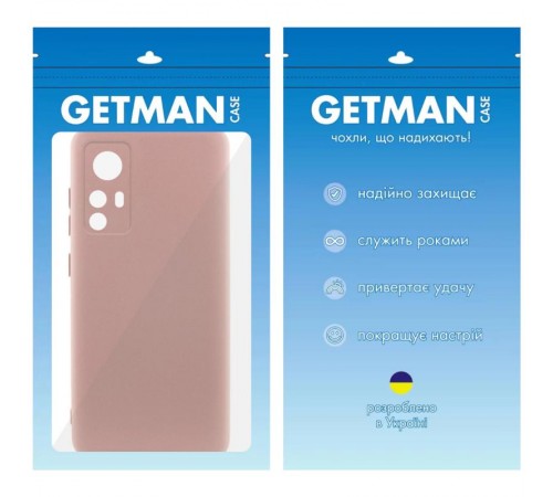 Чохол TPU GETMAN Liquid Silk Full Camera для Xiaomi 12T / 12T Pro Рожевий / Pink Sand Чохол TPU GETMAN Liquid Silk Full Camera для Xiaomi 12T / 12T Pro Рожевий / Pink Sand