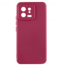 Чохол TPU GETMAN Liquid Silk Full Camera для Xiaomi 13 Бордовий / Marsala