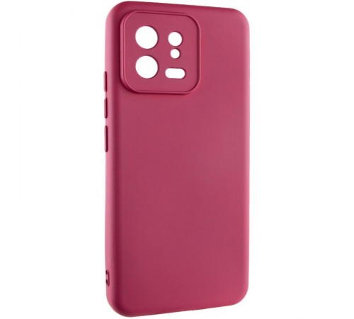 Чохол TPU GETMAN Liquid Silk Full Camera для Xiaomi 13 Бордовий / Marsala Чохол TPU GETMAN Liquid Silk Full Camera для Xiaomi 13 Бордовий / Marsala