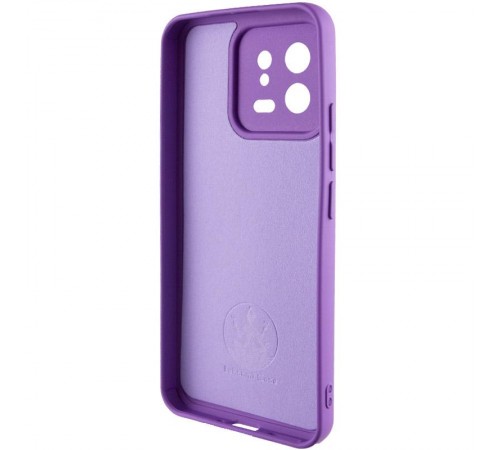 Чохол TPU GETMAN Liquid Silk Full Camera для Xiaomi 13 Фіолетовий / Purple Чохол TPU GETMAN Liquid Silk Full Camera для Xiaomi 13 Фіолетовий / Purple