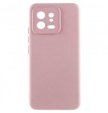 Чохол TPU GETMAN Liquid Silk Full Camera для Xiaomi 13 Рожевий / Pink Sand