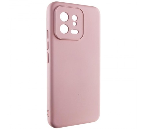 Чохол TPU GETMAN Liquid Silk Full Camera для Xiaomi 13 Рожевий / Pink Sand Чохол TPU GETMAN Liquid Silk Full Camera для Xiaomi 13 Рожевий / Pink Sand