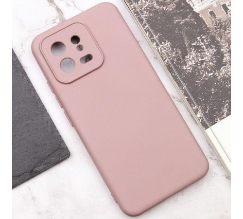 Чохол TPU GETMAN Liquid Silk Full Camera для Xiaomi 13 Рожевий / Pink Sand Чохол TPU GETMAN Liquid Silk Full Camera для Xiaomi 13 Рожевий / Pink Sand