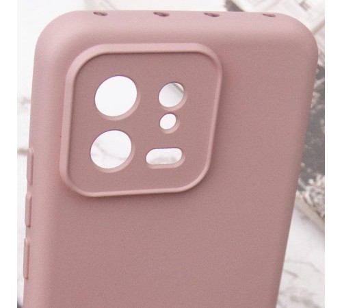 Чохол TPU GETMAN Liquid Silk Full Camera для Xiaomi 13 Рожевий / Pink Sand Чохол TPU GETMAN Liquid Silk Full Camera для Xiaomi 13 Рожевий / Pink Sand