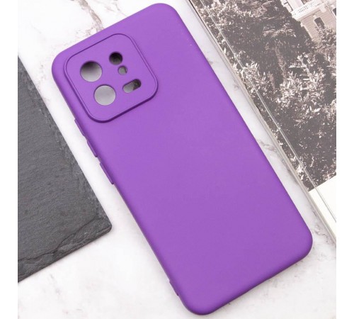 Чохол TPU GETMAN Liquid Silk Full Camera для Xiaomi 13 Pro Фіолетовий / Purple Чохол TPU GETMAN Liquid Silk Full Camera для Xiaomi 13 Pro Фіолетовий / Purple