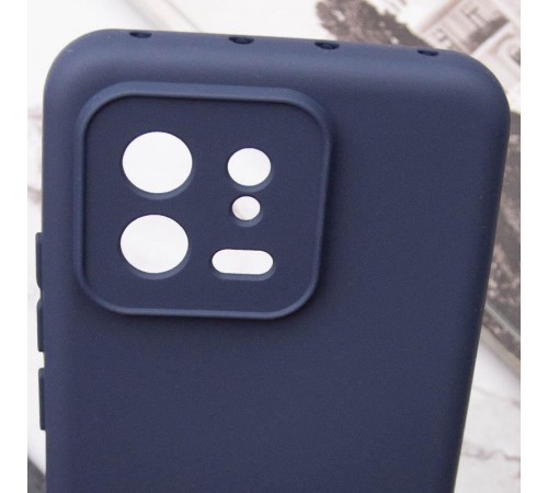 Чохол TPU GETMAN Liquid Silk Full Camera для Xiaomi 13 Pro Синій / Midnight Blue Чохол TPU GETMAN Liquid Silk Full Camera для Xiaomi 13 Pro Синій / Midnight Blue