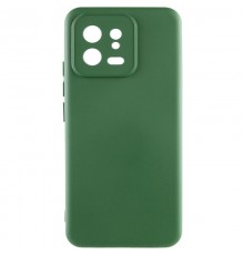 Чохол TPU GETMAN Liquid Silk Full Camera для Xiaomi 13 Pro Зелений / Dark green