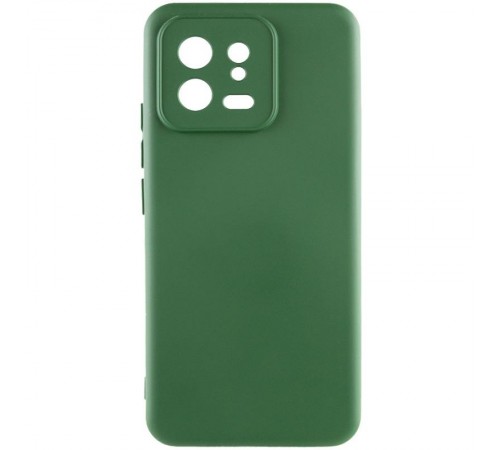 Чохол TPU GETMAN Liquid Silk Full Camera для Xiaomi 13 Pro Зелений / Dark green Чохол TPU GETMAN Liquid Silk Full Camera для Xiaomi 13 Pro Зелений / Dark green