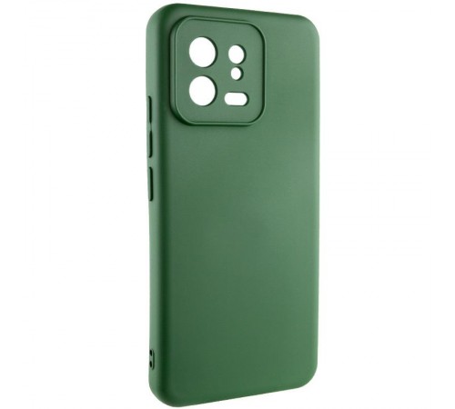Чохол TPU GETMAN Liquid Silk Full Camera для Xiaomi 13 Pro Зелений / Dark green Чохол TPU GETMAN Liquid Silk Full Camera для Xiaomi 13 Pro Зелений / Dark green