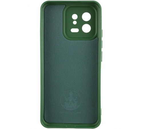 Чохол TPU GETMAN Liquid Silk Full Camera для Xiaomi 13 Pro Зелений / Dark green Чохол TPU GETMAN Liquid Silk Full Camera для Xiaomi 13 Pro Зелений / Dark green
