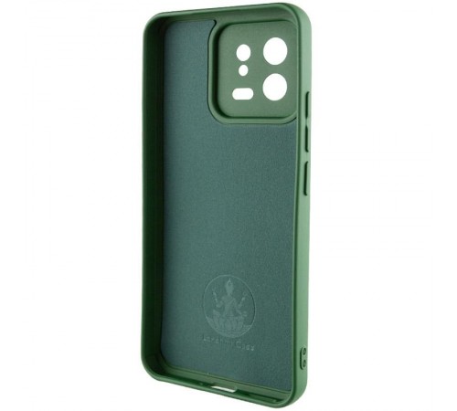 Чохол TPU GETMAN Liquid Silk Full Camera для Xiaomi 13 Pro Зелений / Dark green Чохол TPU GETMAN Liquid Silk Full Camera для Xiaomi 13 Pro Зелений / Dark green