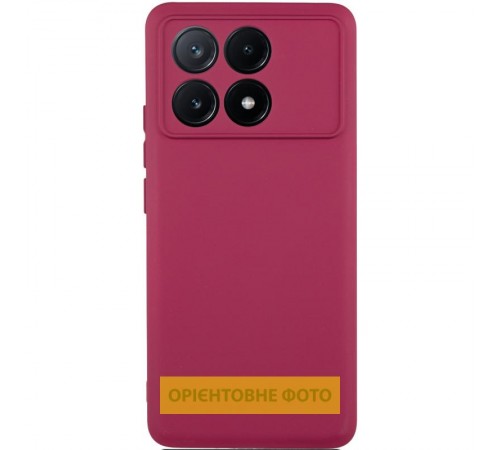 Чохол TPU GETMAN Liquid Silk Full Camera для Xiaomi Poco X6 / Note 13 Pro 5G Бордовий / Marsala Чохол TPU GETMAN Liquid Silk Full Camera для Xiaomi Poco X6 / Note 13 Pro 5G Бордовий / Marsala
