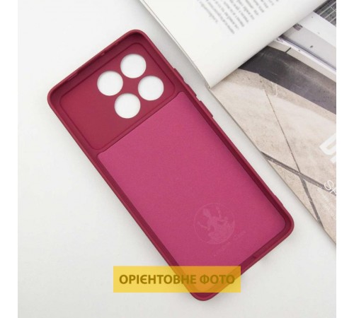 Чохол TPU GETMAN Liquid Silk Full Camera для Xiaomi Poco X6 / Note 13 Pro 5G Бордовий / Marsala Чохол TPU GETMAN Liquid Silk Full Camera для Xiaomi Poco X6 / Note 13 Pro 5G Бордовий / Marsala