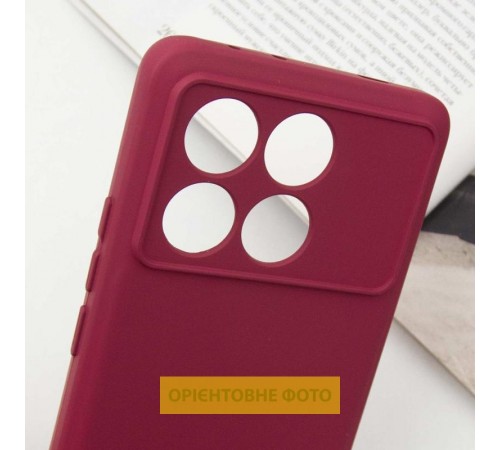 Чохол TPU GETMAN Liquid Silk Full Camera для Xiaomi Poco X6 / Note 13 Pro 5G Бордовий / Marsala Чохол TPU GETMAN Liquid Silk Full Camera для Xiaomi Poco X6 / Note 13 Pro 5G Бордовий / Marsala