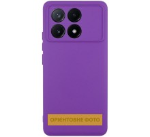 Чохол TPU GETMAN Liquid Silk Full Camera для Xiaomi Poco X6 / Note 13 Pro 5G Фіолетовий / Purple