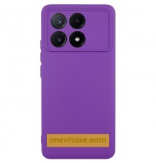 Чохол TPU GETMAN Liquid Silk Full Camera для Xiaomi Poco X6 / Note 13 Pro 5G Фіолетовий / Purple