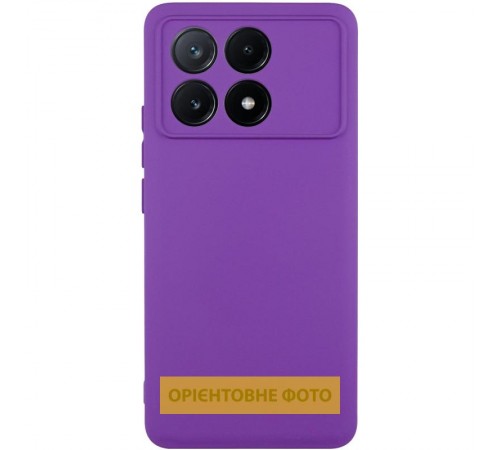 Чохол TPU GETMAN Liquid Silk Full Camera для Xiaomi Poco X6 / Note 13 Pro 5G Фіолетовий / Purple Чохол TPU GETMAN Liquid Silk Full Camera для Xiaomi Poco X6 / Note 13 Pro 5G Фіолетовий / Purple