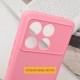 Чохол TPU GETMAN Liquid Silk Full Camera для Xiaomi Poco X6 / Note 13 Pro 5G Рожевий / Pink