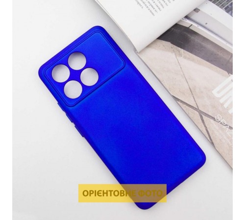 Чохол TPU GETMAN Liquid Silk Full Camera для Xiaomi Poco X6 / Note 13 Pro 5G Синій / Iris Чохол TPU GETMAN Liquid Silk Full Camera для Xiaomi Poco X6 / Note 13 Pro 5G Синій / Iris