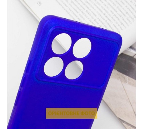 Чохол TPU GETMAN Liquid Silk Full Camera для Xiaomi Poco X6 / Note 13 Pro 5G Синій / Iris Чохол TPU GETMAN Liquid Silk Full Camera для Xiaomi Poco X6 / Note 13 Pro 5G Синій / Iris
