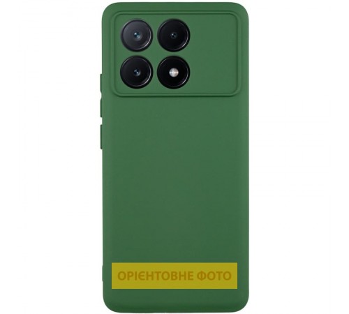 Чохол TPU GETMAN Liquid Silk Full Camera для Xiaomi Poco X6 / Note 13 Pro 5G Зелений / Dark green Чохол TPU GETMAN Liquid Silk Full Camera для Xiaomi Poco X6 / Note 13 Pro 5G Зелений / Dark green