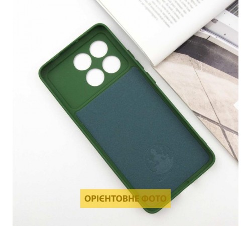 Чохол TPU GETMAN Liquid Silk Full Camera для Xiaomi Poco X6 / Note 13 Pro 5G Зелений / Dark green Чохол TPU GETMAN Liquid Silk Full Camera для Xiaomi Poco X6 / Note 13 Pro 5G Зелений / Dark green
