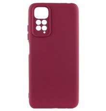 Чохол TPU GETMAN Liquid Silk Full Camera для Xiaomi Redmi Note 11 Pro 4G/5G / 12 Pro 4G Бордовий / Marsala