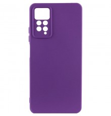 Чохол TPU GETMAN Liquid Silk Full Camera для Xiaomi Redmi Note 11 Pro 4G/5G / 12 Pro 4G Фіолетовий / Purple