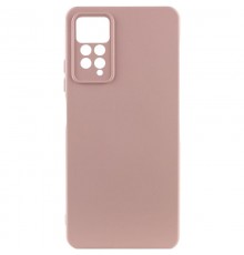 Чохол TPU GETMAN Liquid Silk Full Camera для Xiaomi Redmi Note 11 Pro 4G/5G / 12 Pro 4G Рожевий / Pink Sand
