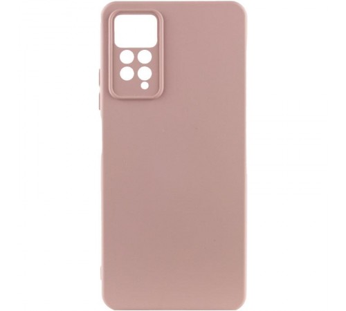 Чохол TPU GETMAN Liquid Silk Full Camera для Xiaomi Redmi Note 11 Pro 4G/5G / 12 Pro 4G Рожевий / Pink Sand