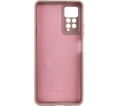 Чохол TPU GETMAN Liquid Silk Full Camera для Xiaomi Redmi Note 11 Pro 4G/5G / 12 Pro 4G Рожевий / Pink Sand