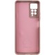 Чохол TPU GETMAN Liquid Silk Full Camera для Xiaomi Redmi Note 11 Pro 4G/5G / 12 Pro 4G Рожевий / Pink Sand