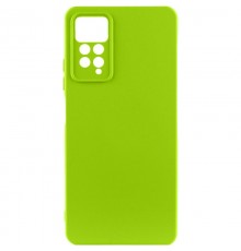 Чохол TPU GETMAN Liquid Silk Full Camera для Xiaomi Redmi Note 11 Pro 4G/5G / 12 Pro 4G Салатовий / Neon Green