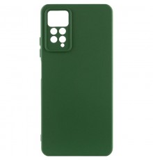 Чохол TPU GETMAN Liquid Silk Full Camera для Xiaomi Redmi Note 11 Pro 4G/5G / 12 Pro 4G Зелений / Dark green