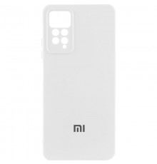 Чохол Silicone Cover Lakshmi Full Camera (AAA) with Logo для Xiaomi Redmi Note 11 (Global) / Note 11 Білий / White