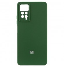 Чохол Silicone Cover Lakshmi Full Camera (AAA) with Logo для Xiaomi Redmi Note 11 (Global) / Note 11 Зелений / Cyprus Green