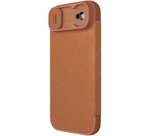 Шкіряний чохол-книжка Nillkin Qin Pro Camshield для Apple iPhone 17 Air (6.5") Brown