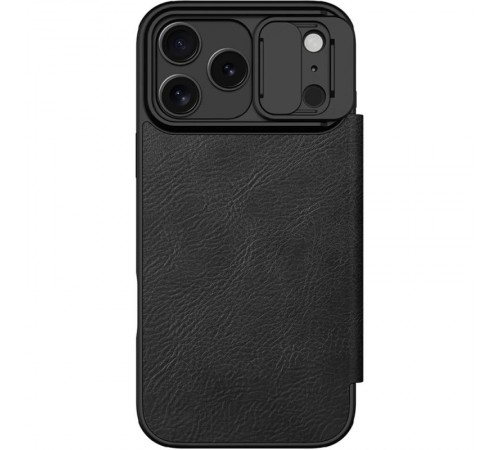Шкіряний чохол-книжка Nillkin Qin Pro Camshield для Apple iPhone 17 Pro Max (6.9") Black