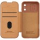 Шкіряний чохол-книжка Nillkin Qin Pro Camshield для Apple iPhone 17 Pro Max (6.9") Brown
