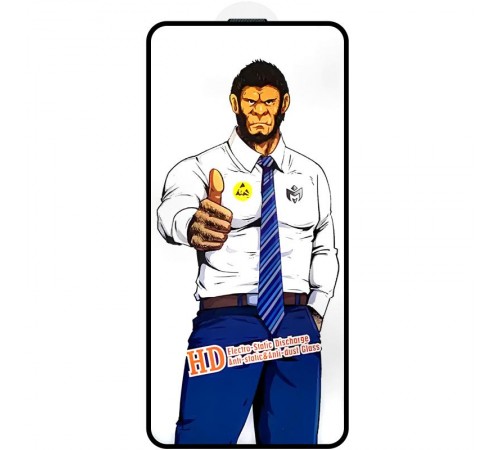 Захисне скло 5D Anti-static Pro (тех.пак) для Apple iPhone 17 Air (6.5") Чорний