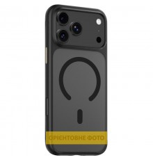 TPU+PC чохол Blueo Skin Friendly Frosted with MagSafe для Apple iPhone 17 (6.3") Чорний