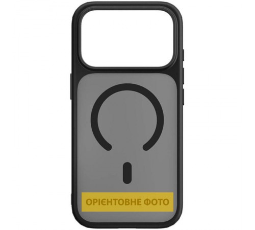 TPU+PC чохол Blueo Skin Friendly Frosted with MagSafe для Apple iPhone 17 (6.3") Чорний TPU+PC чохол Blueo Skin Friendly Frosted with MagSafe для Apple iPhone 17 (6.3") Чорний