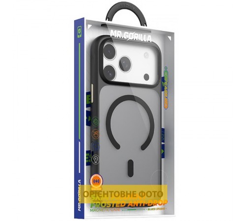 TPU+PC чохол Blueo Skin Friendly Frosted with MagSafe для Apple iPhone 17 Air (6.5") Чорний TPU+PC чохол Blueo Skin Friendly Frosted with MagSafe для Apple iPhone 17 Air (6.5") Чорний