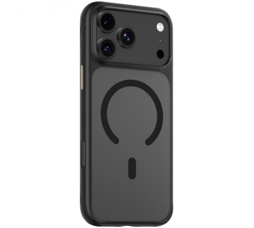 TPU+PC чохол Blueo Skin Friendly Frosted with MagSafe для Apple iPhone 17 Pro (6.3") Чорний TPU+PC чохол Blueo Skin Friendly Frosted with MagSafe для Apple iPhone 17 Pro (6.3") Чорний