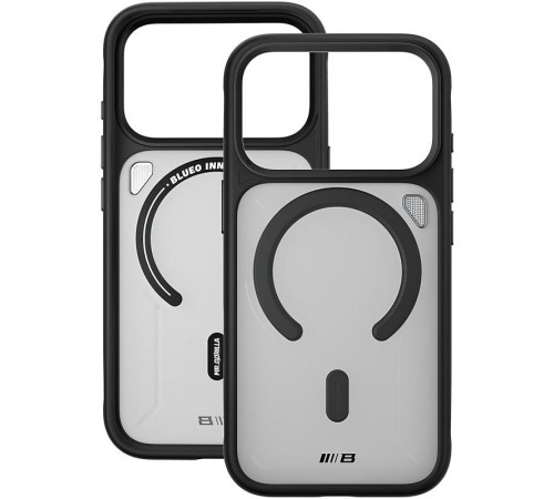 TPU+PC чохол Blueo Frosted Heat Dissipation Stand with MagSafe для Apple iPhone 17 Pro (6.3") Чорний TPU+PC чохол Blueo Frosted Heat Dissipation Stand with MagSafe для Apple iPhone 17 Pro (6.3") Чорний