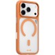 TPU+PC чохол Blueo Frosted Heat Dissipation Stand with MagSafe для Apple iPhone 17 Pro (6.3") Помаранчевий
