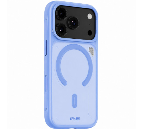 TPU+PC чохол Blueo Frosted Heat Dissip. with MagSafe для Apple iPhone 17 Pro Max / 18 Pro Max (6.9") Блакитний / Sky Blue