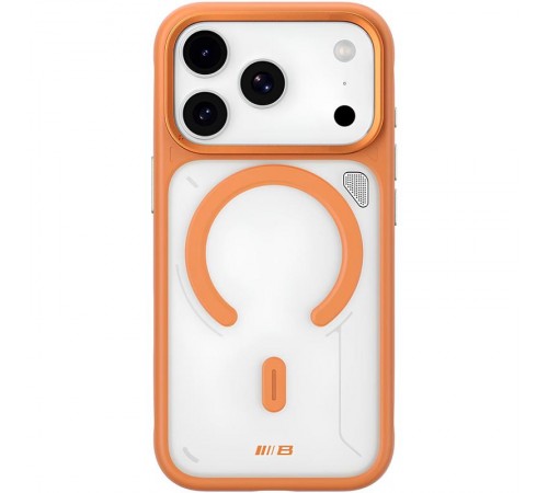 TPU+PC чохол Blueo Frosted Heat Dissipation Stand with MagSafe для Apple iPhone 17 Pro Max (6.9") Помаранчевий